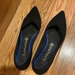 Rothy’s size W10 pointed toe flats